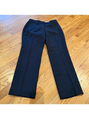 TALBOTS NAVY BLUE STRAFULL LENGTH CURVY STRAIGHT LEG PANTS NEW 2P